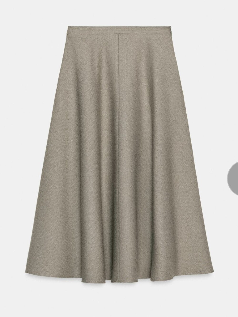 ZARA HERRINGBONE CAPE SKIRT (M) - Picture 5 of 5